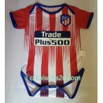 Camisolas de Futebol Atlético Madrid Mini Equipamento Principal 2018/19 Manga Curta